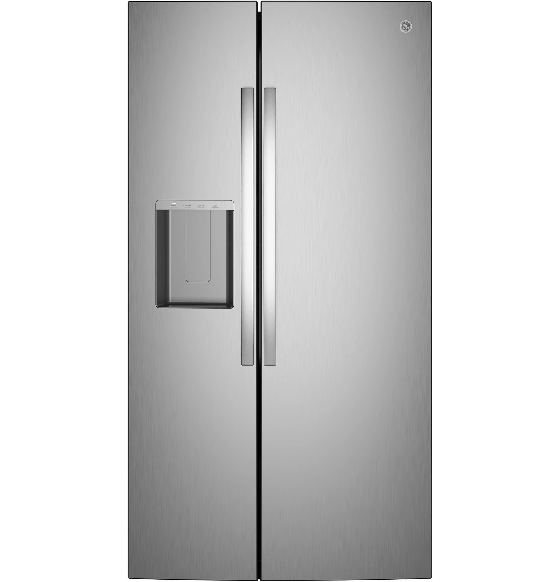 Ge® 27.9 Cu. Ft. Side-by-side Refrigerator With Extra Tall Dispenser And In-door Icemaker GSS28NYYFS