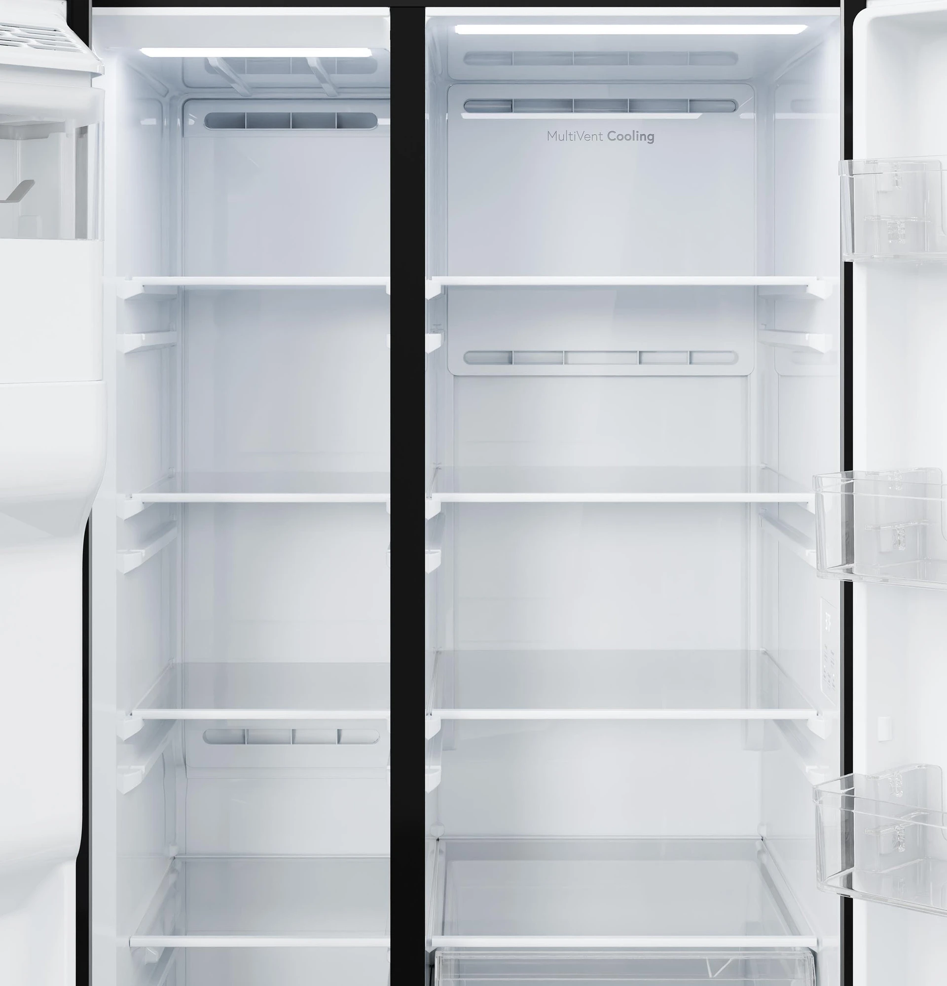 Ge® 27.9 Cu. Ft. Side-by-side Refrigerator With Extra Tall Dispenser And In-door Icemaker GSS28NYYFS