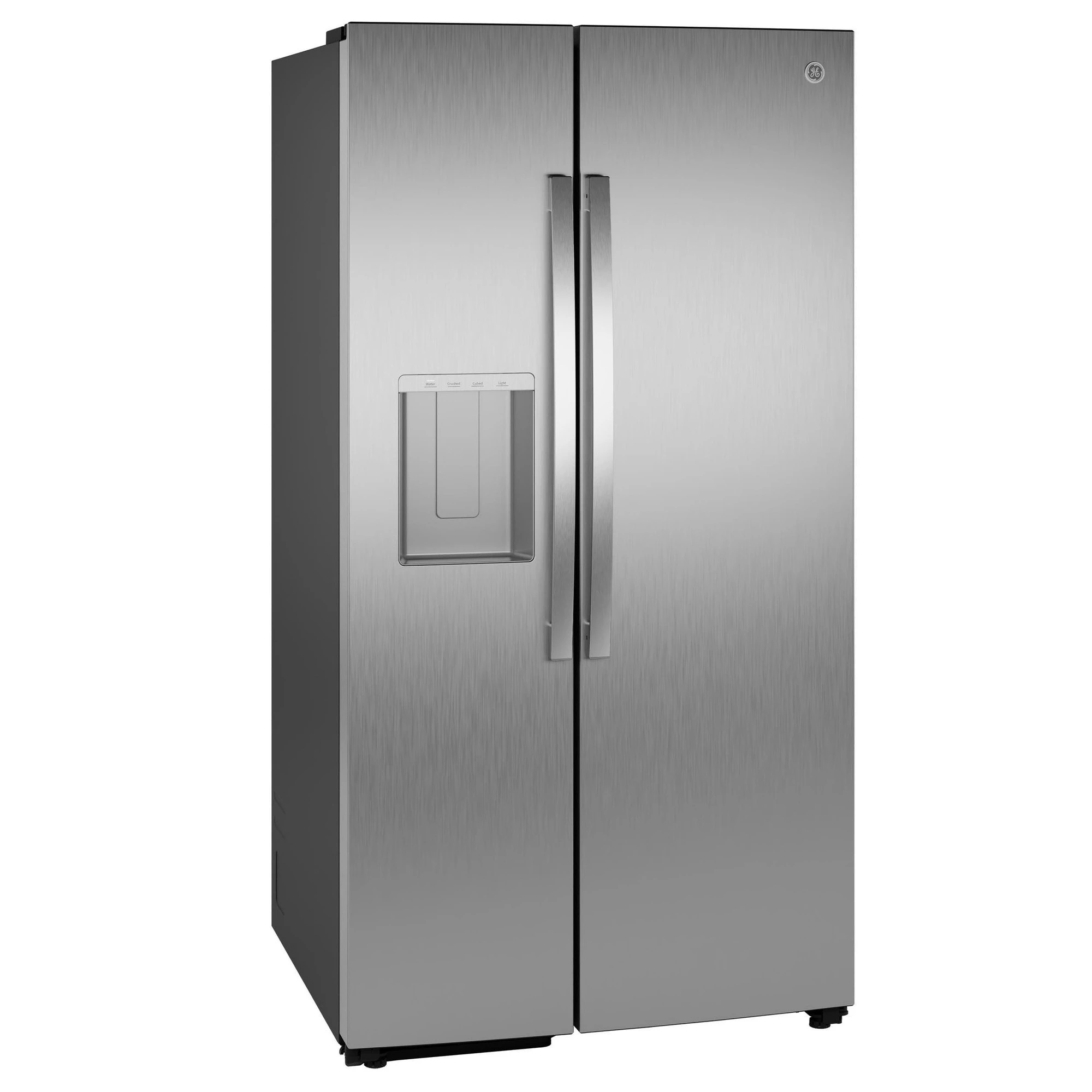 Ge® 27.9 Cu. Ft. Side-by-side Refrigerator With Extra Tall Dispenser And In-door Icemaker GSS28NYYFS