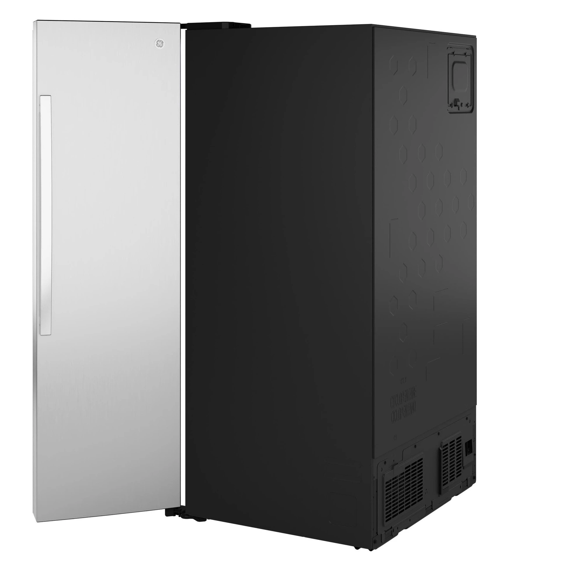 Ge® 27.9 Cu. Ft. Side-by-side Refrigerator With Extra Tall Dispenser And In-door Icemaker GSS28NYYFS