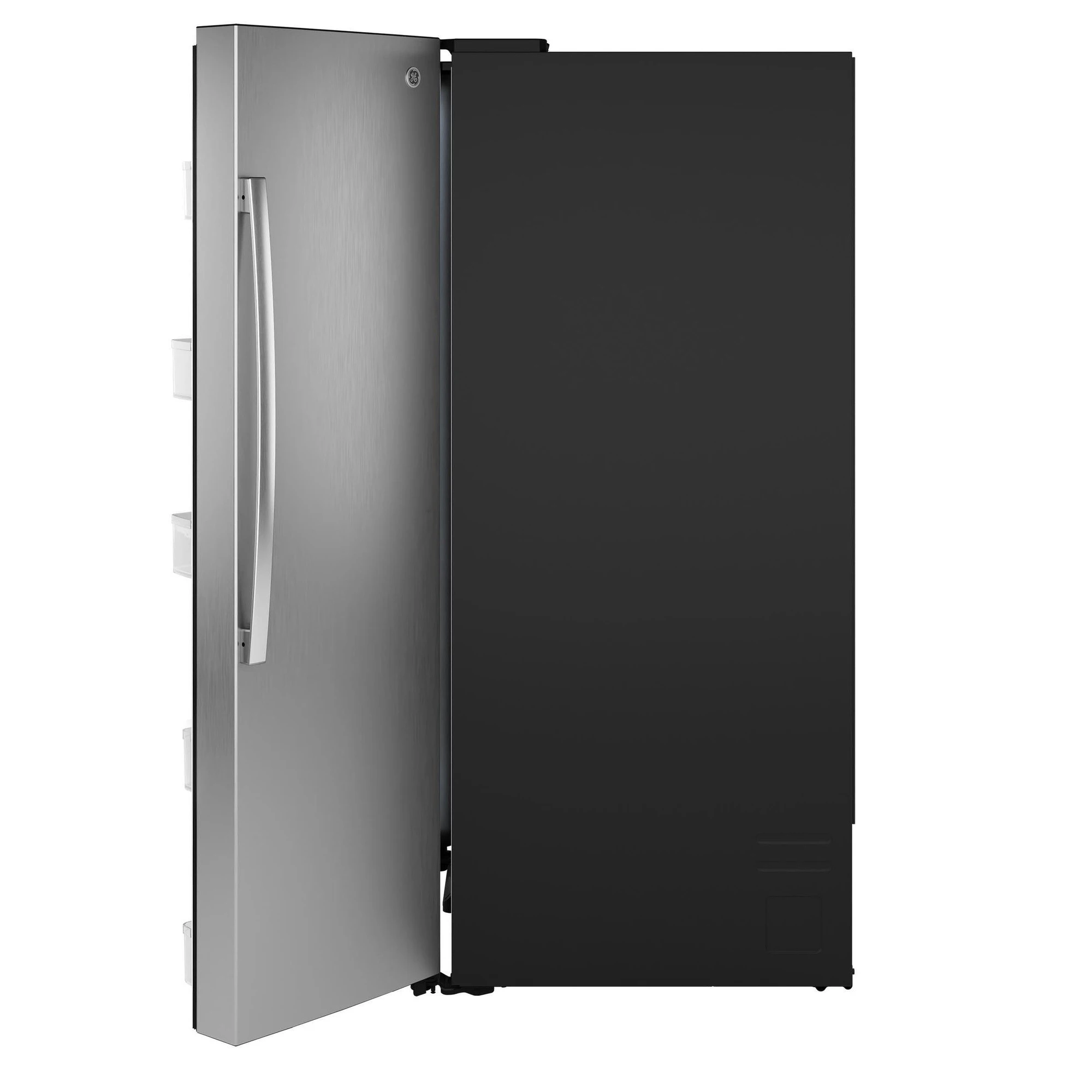 Ge® 27.9 Cu. Ft. Side-by-side Refrigerator With Extra Tall Dispenser And In-door Icemaker GSS28NYYFS
