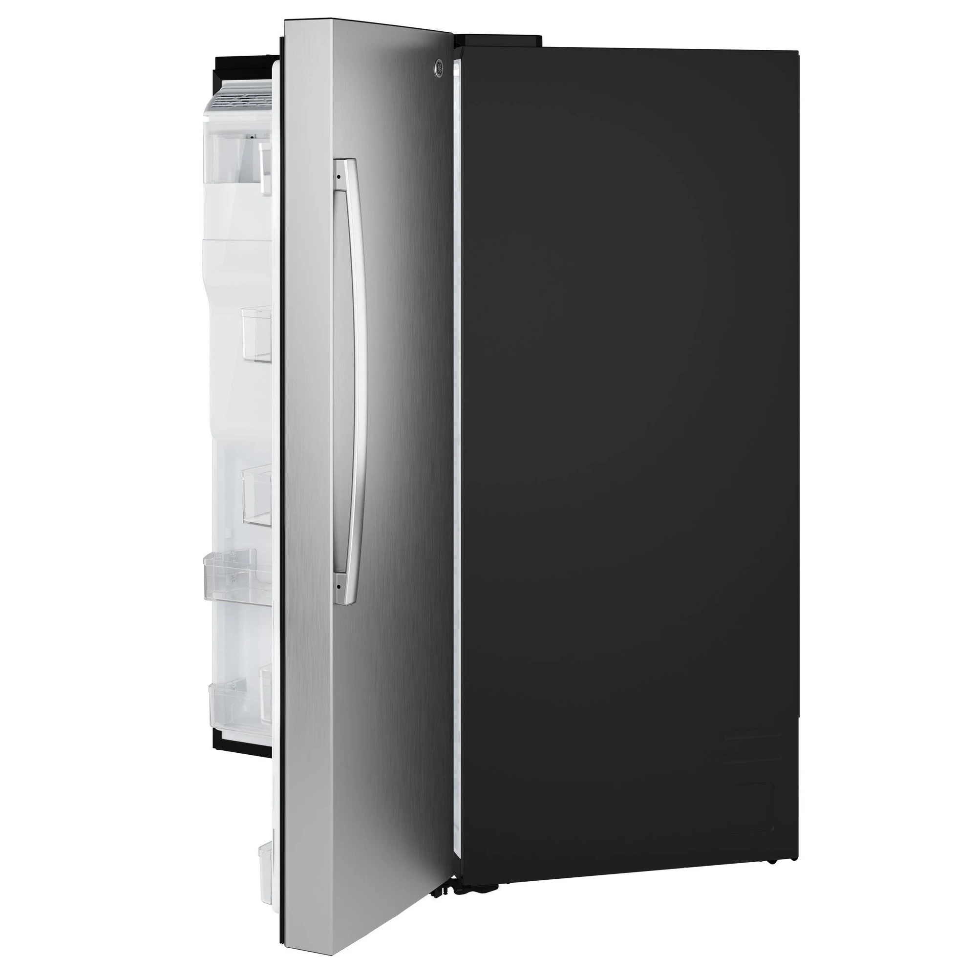 Ge® 27.9 Cu. Ft. Side-by-side Refrigerator With Extra Tall Dispenser And In-door Icemaker GSS28NYYFS