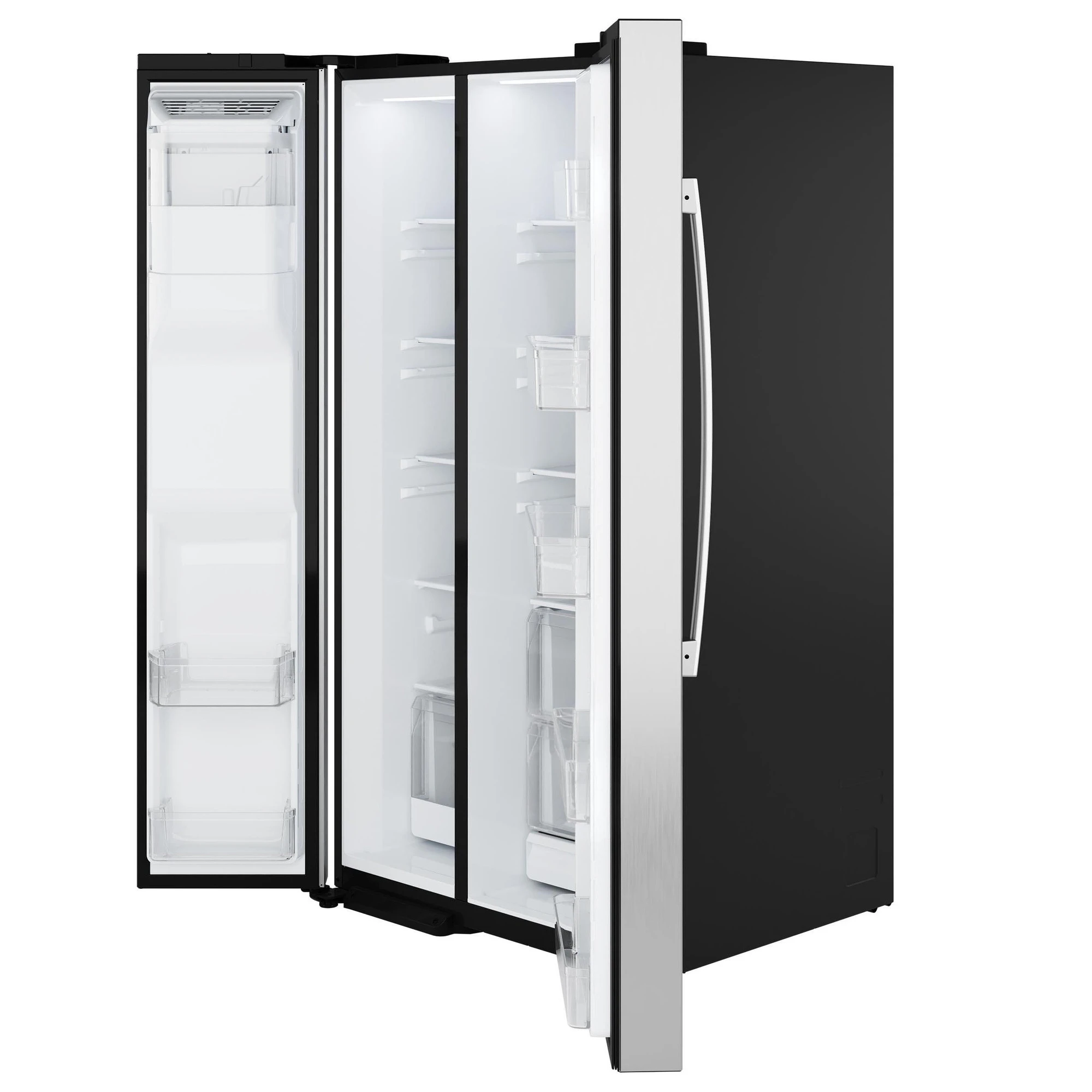Ge® 27.9 Cu. Ft. Side-by-side Refrigerator With Extra Tall Dispenser And In-door Icemaker GSS28NYYFS