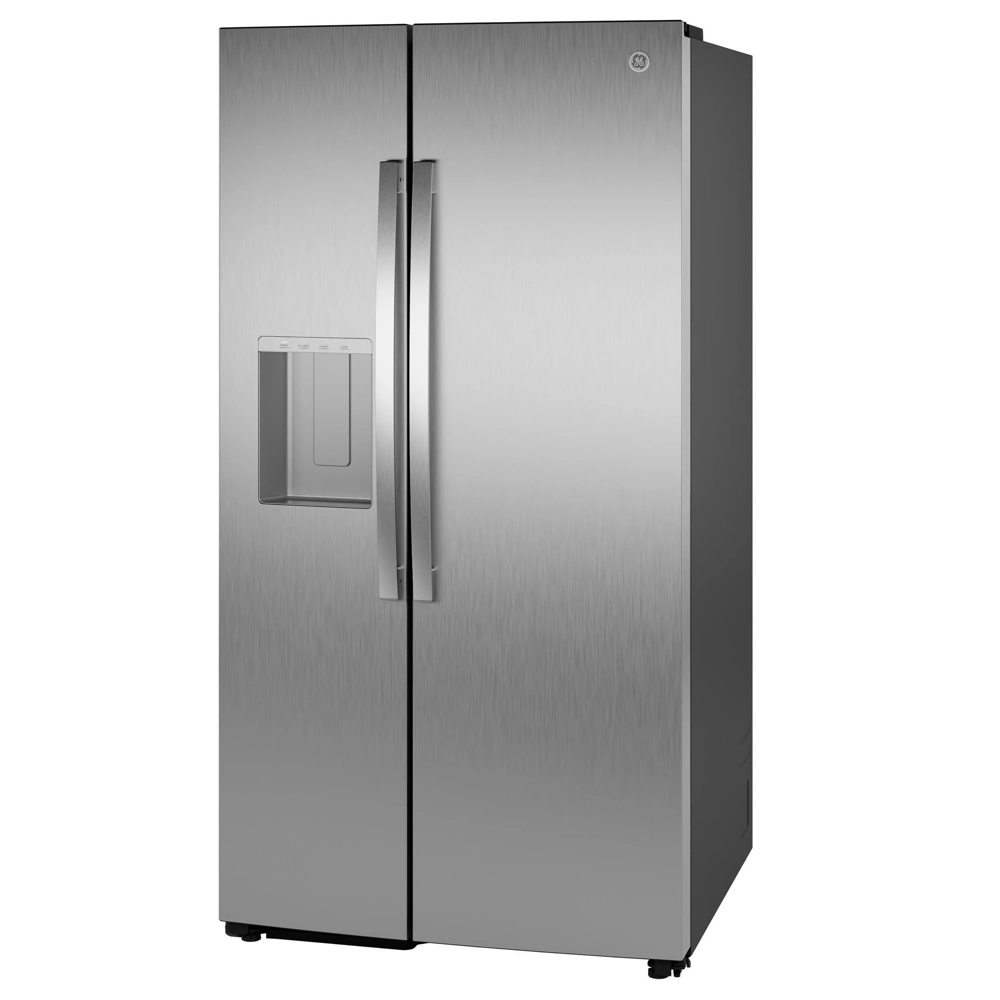 Ge® 27.7 Cu. Ft. Side-by-side Refrigerator With Led Light Walls And Extra Tall Dispenser GSS28PYYFS