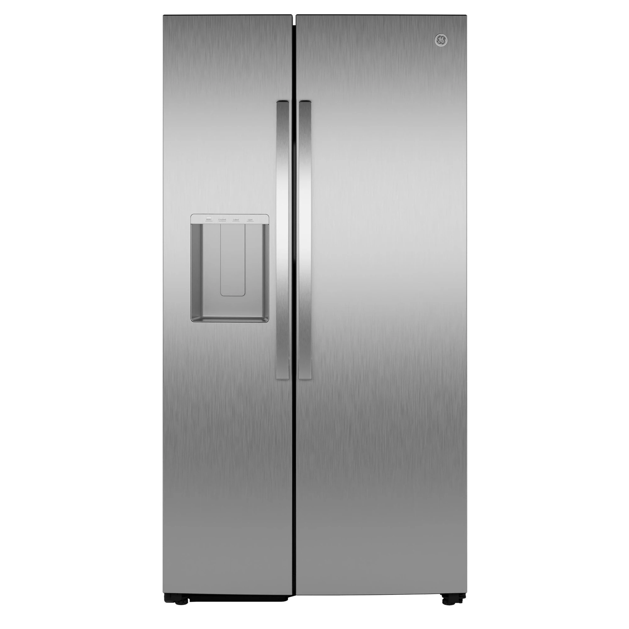 Ge® 27.7 Cu. Ft. Side-by-side Refrigerator With Led Light Walls And Extra Tall Dispenser GSS28PYYFS