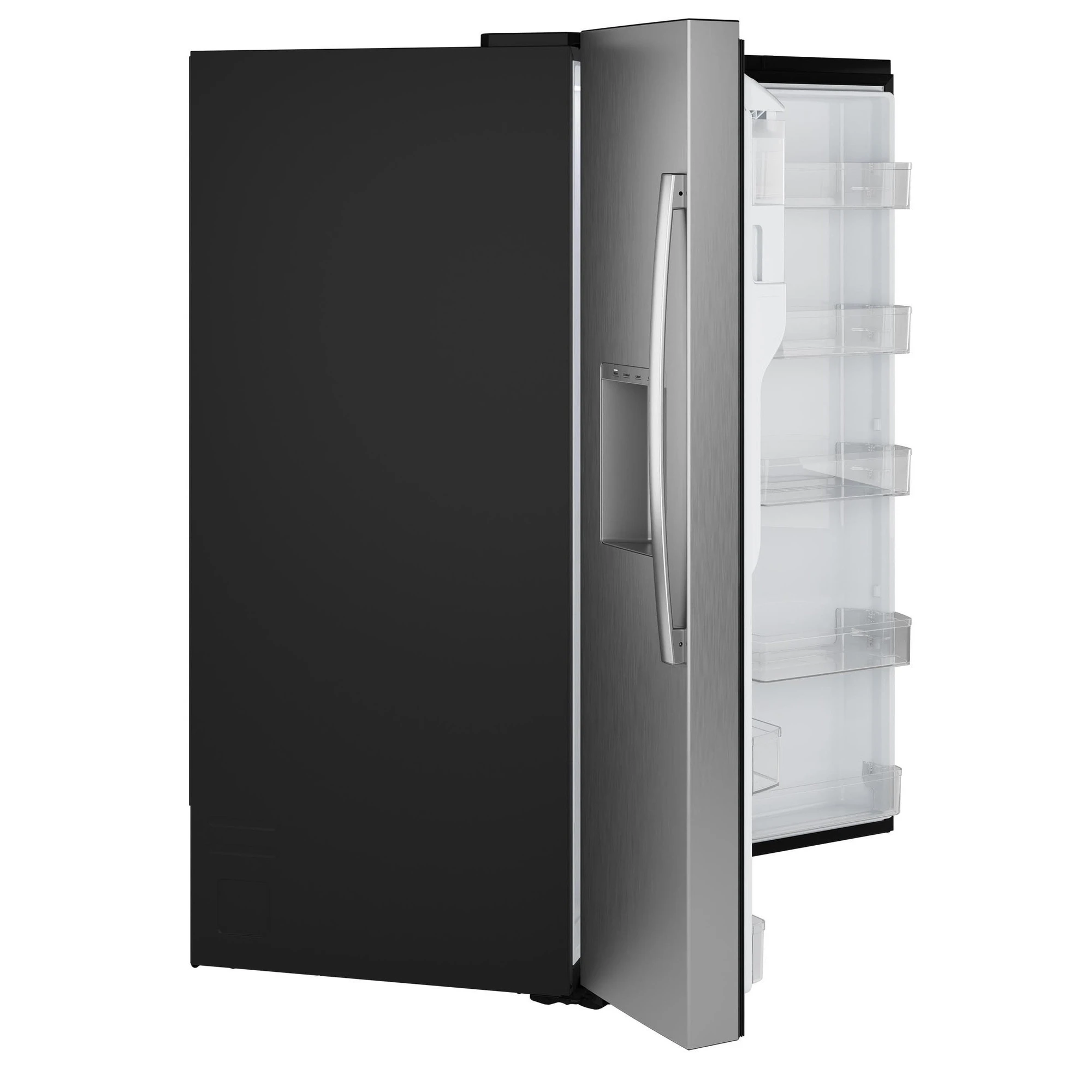 Ge® 27.7 Cu. Ft. Side-by-side Refrigerator With Led Light Walls And Extra Tall Dispenser GSS28PYYFS
