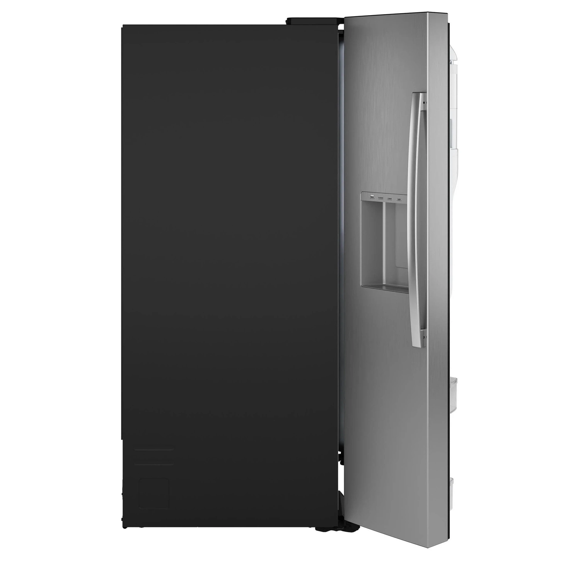 Ge® 27.7 Cu. Ft. Side-by-side Refrigerator With Led Light Walls And Extra Tall Dispenser GSS28PYYFS