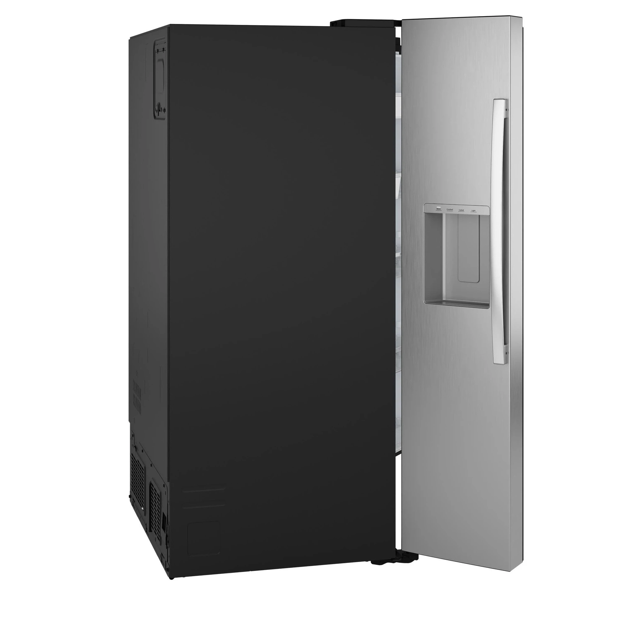 Ge® 27.7 Cu. Ft. Side-by-side Refrigerator With Led Light Walls And Extra Tall Dispenser GSS28PYYFS