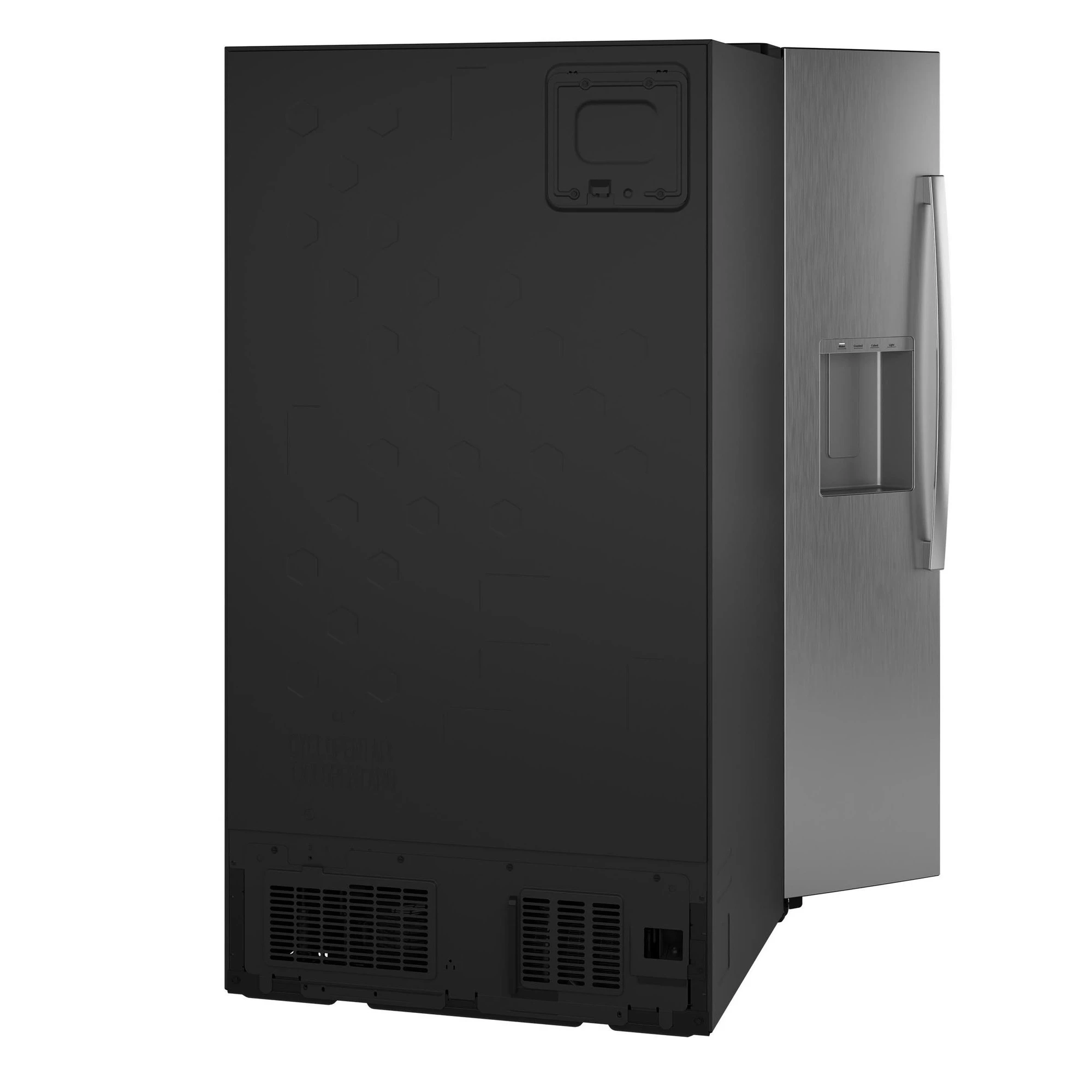 Ge® 27.7 Cu. Ft. Side-by-side Refrigerator With Led Light Walls And Extra Tall Dispenser GSS28PYYFS