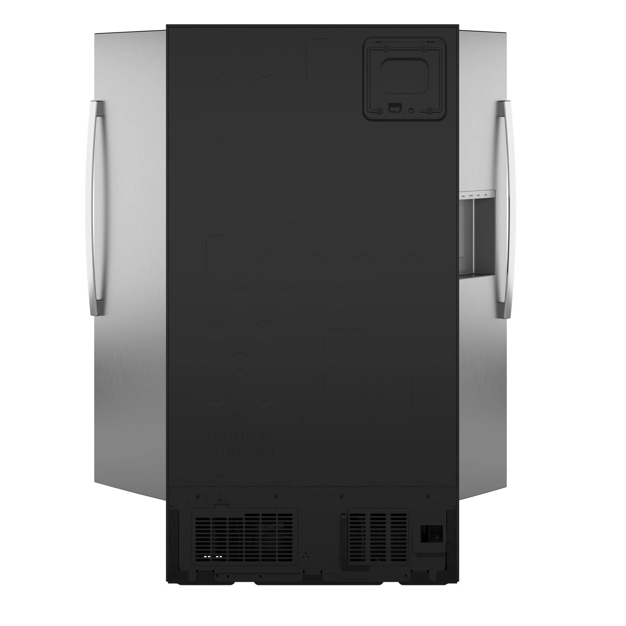 Ge® 27.7 Cu. Ft. Side-by-side Refrigerator With Led Light Walls And Extra Tall Dispenser GSS28PYYFS