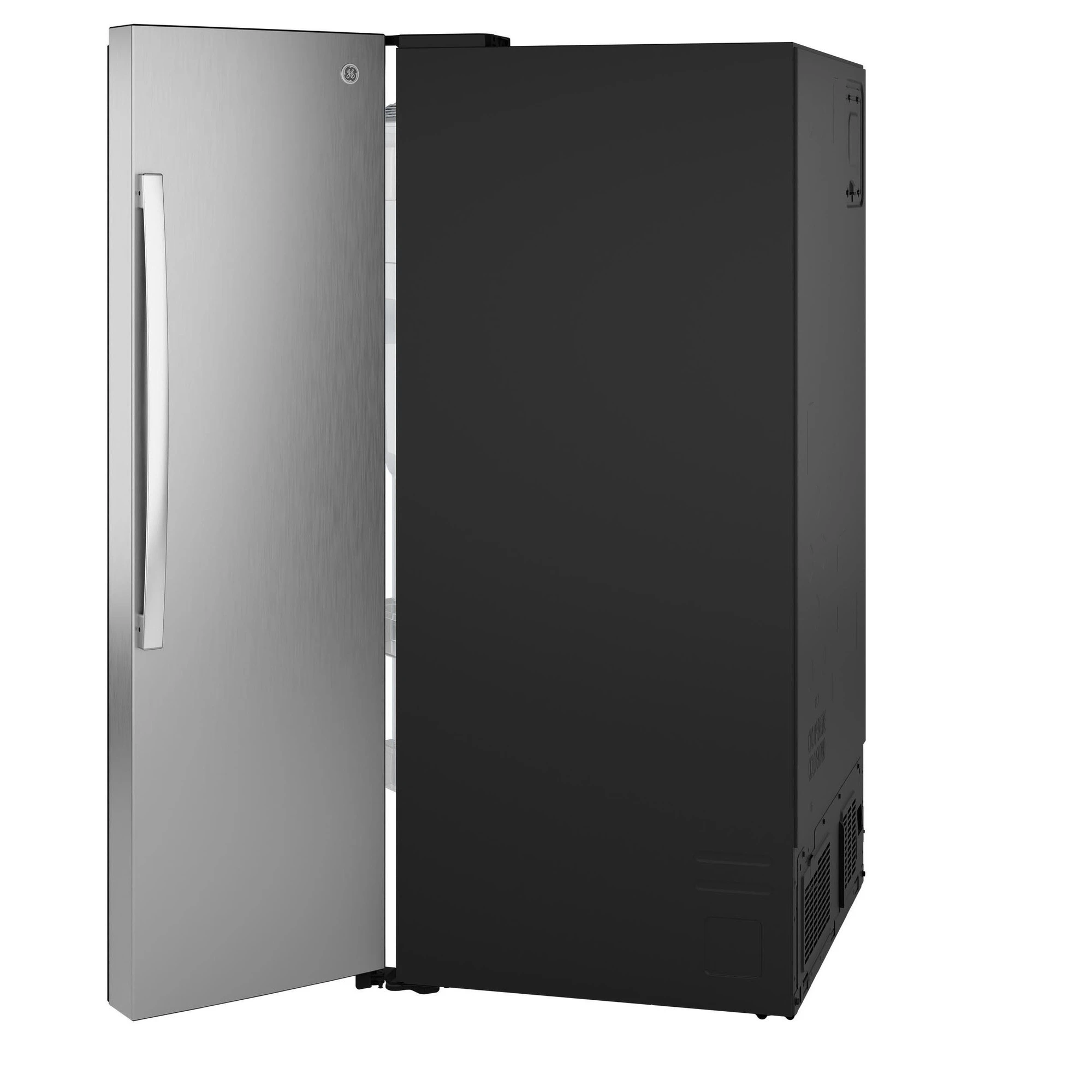 Ge® 27.7 Cu. Ft. Side-by-side Refrigerator With Led Light Walls And Extra Tall Dispenser GSS28PYYFS