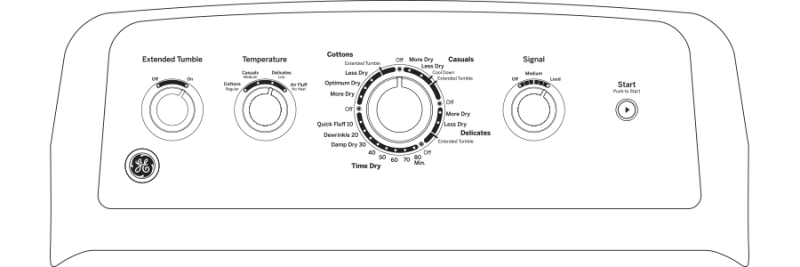 7.2 cu. ft. Capacity aluminized alloy drum Electric Dryer GTD42EASJWW