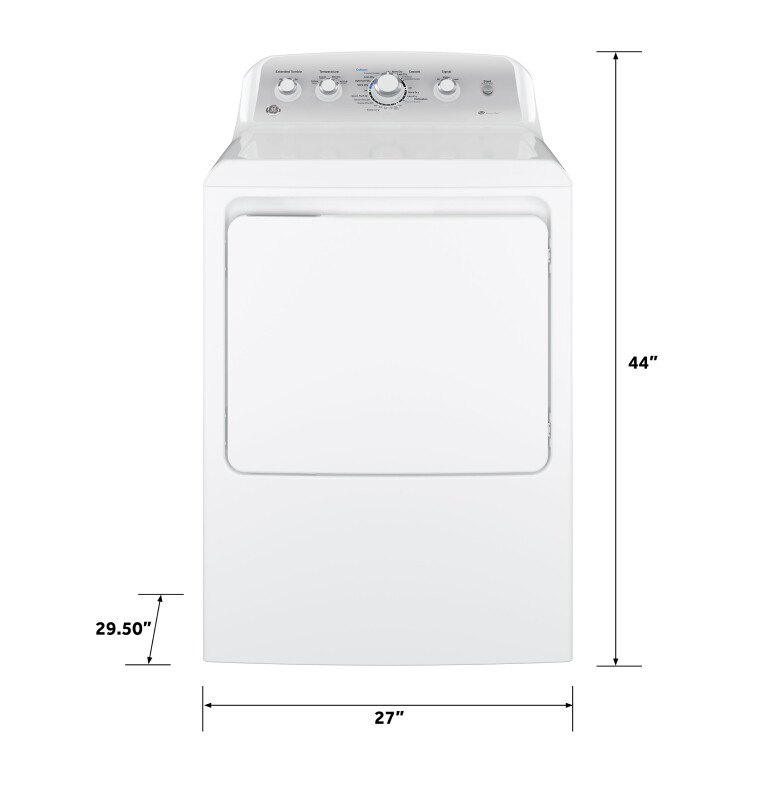 7.2 cu. ft. Capacity aluminized alloy drum Electric Dryer with Sensor Dry GTD45EASJWS