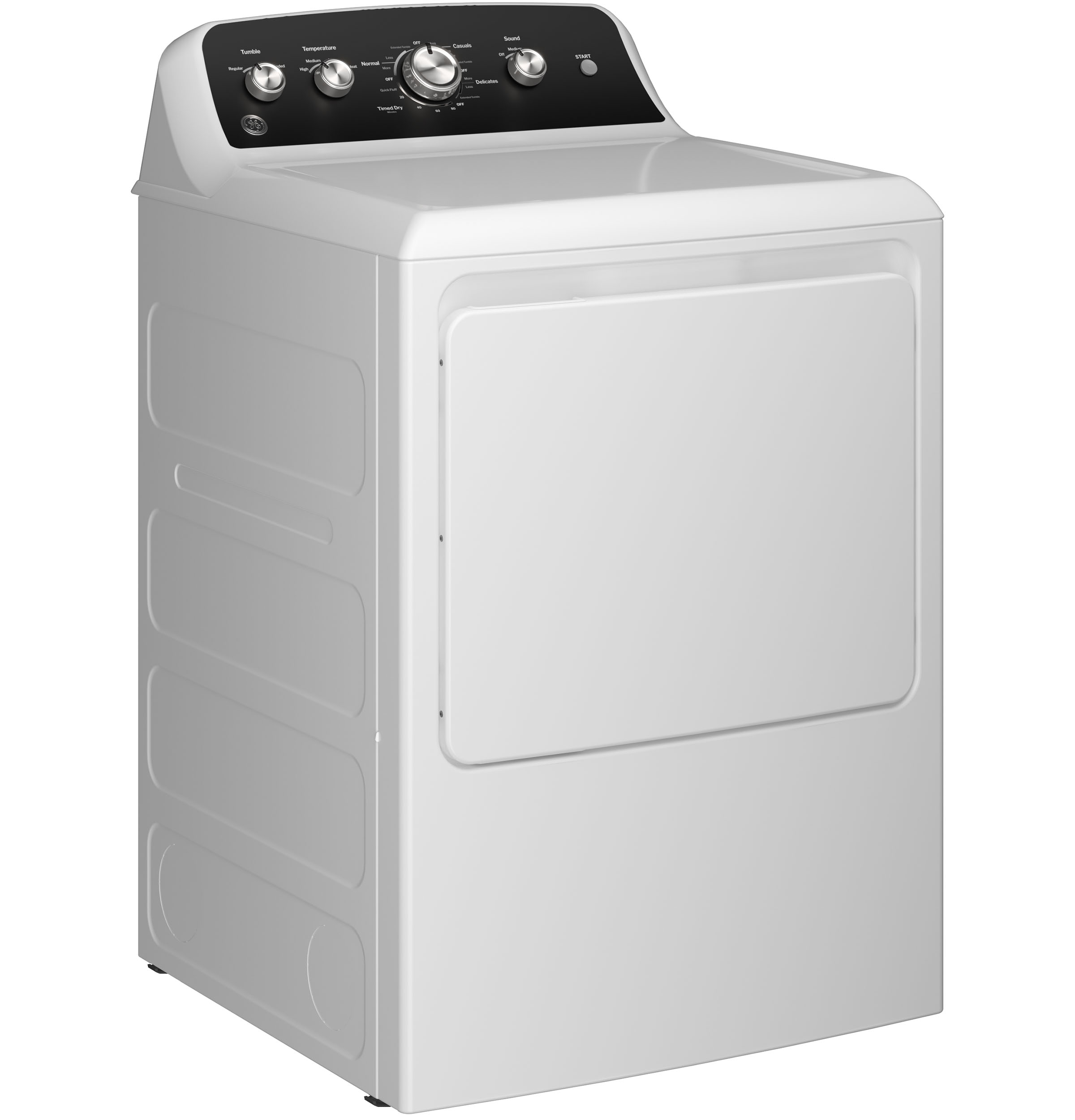 7.2 cu. ft. Capacity Electric Dryer with Up To 120 ft. Venting and Extended Tumble GTD48EASWWB