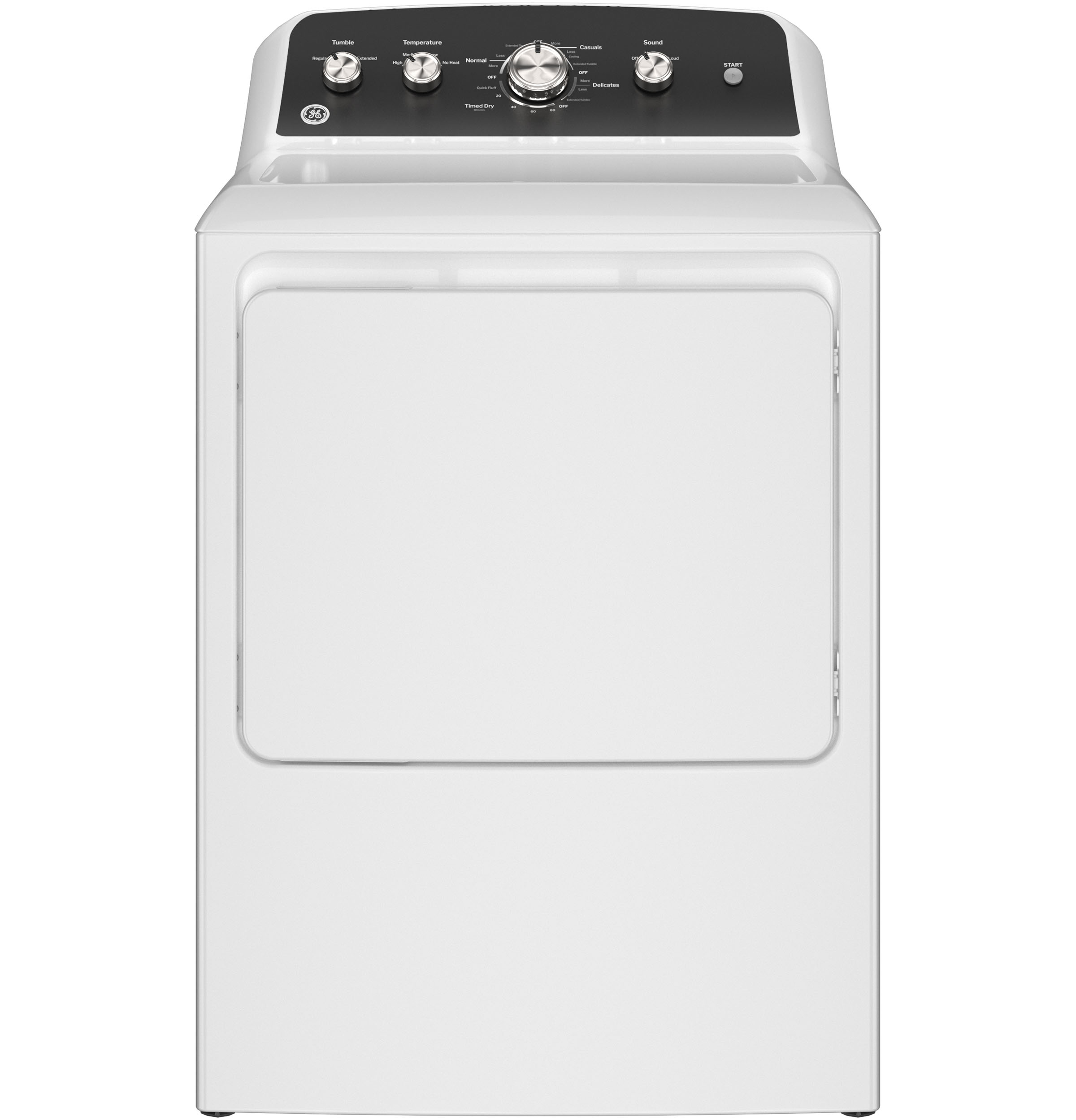 7.2 cu. ft. Capacity Gas Dryer with Up To 120 ft. Venting and Extended Tumble GTD48GASWWB