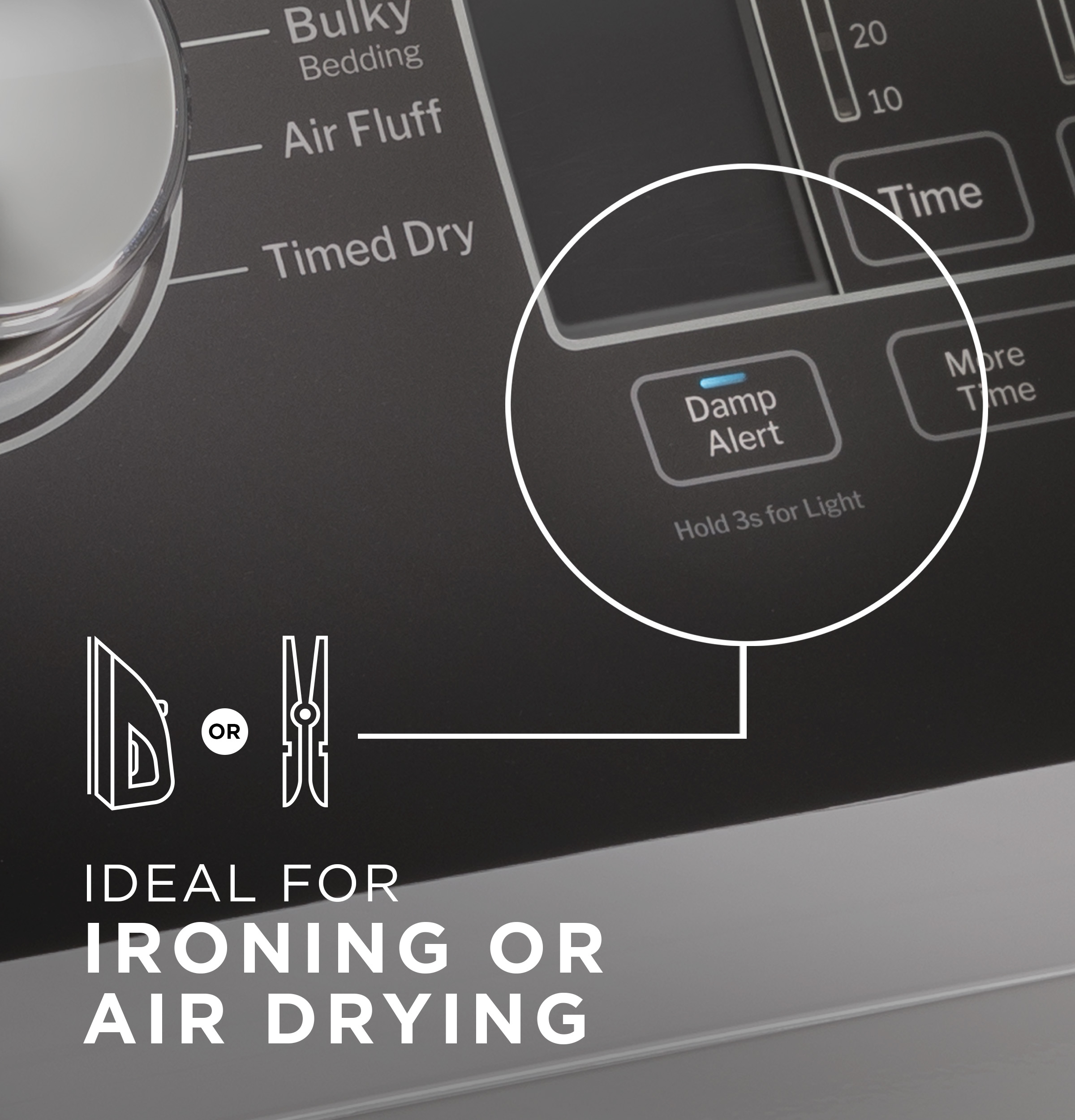 7.4 cu. ft. Capacity Electric Dryer with Up To 120 ft. Venting and Sensor Dry GTD58EBSVWS