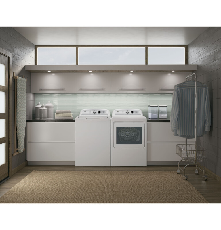 7.4 cu. ft. Capacity aluminized alloy drum Electric Dryer with Sensor Dry GTD65EBSJWS