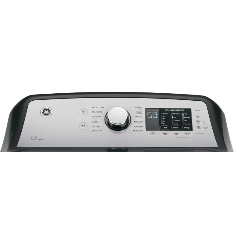 7.4 cu. ft. Capacity aluminized alloy drum Electric Dryer with Sanitize Cycle and Sensor Dry GTD72EBPNDG