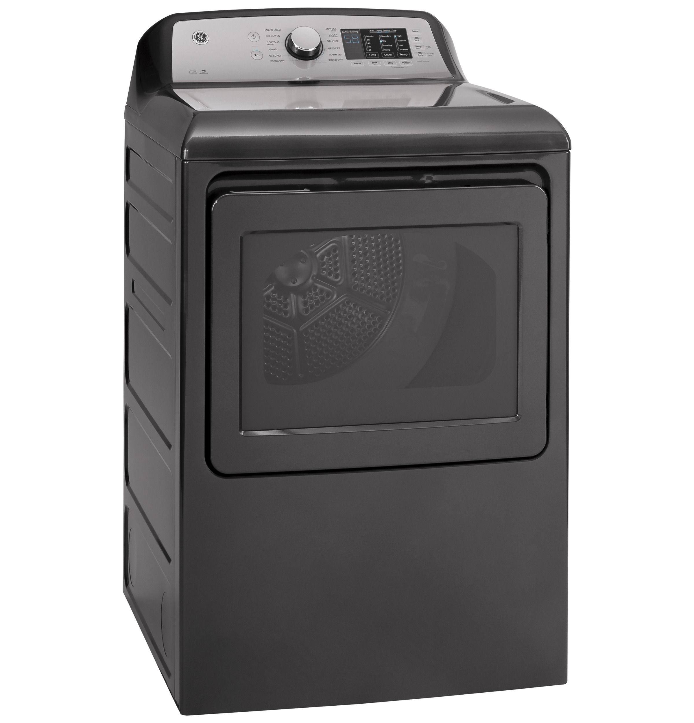 7.4 cu. ft. Capacity aluminized alloy drum Gas Dryer with Sanitize Cycle and Sensor Dry GTD72GBPNDG