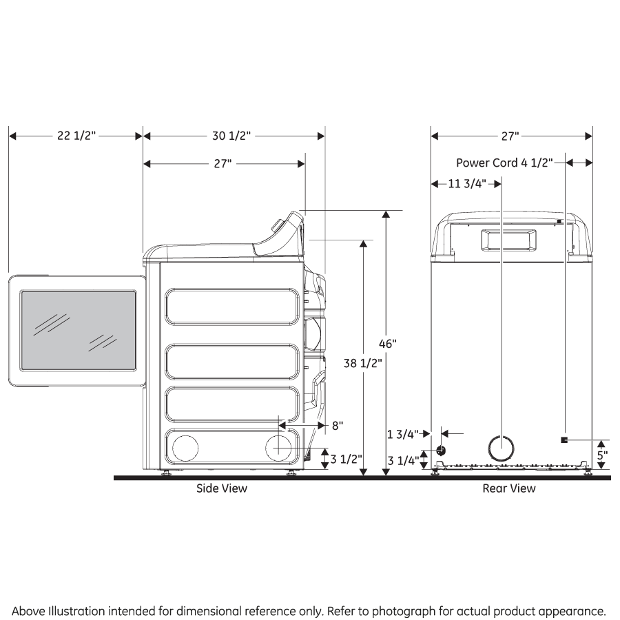 7.4 cu. ft. Capacity aluminized alloy drum Gas Dryer with Sanitize Cycle and Sensor Dry GTD72GBPNDG
