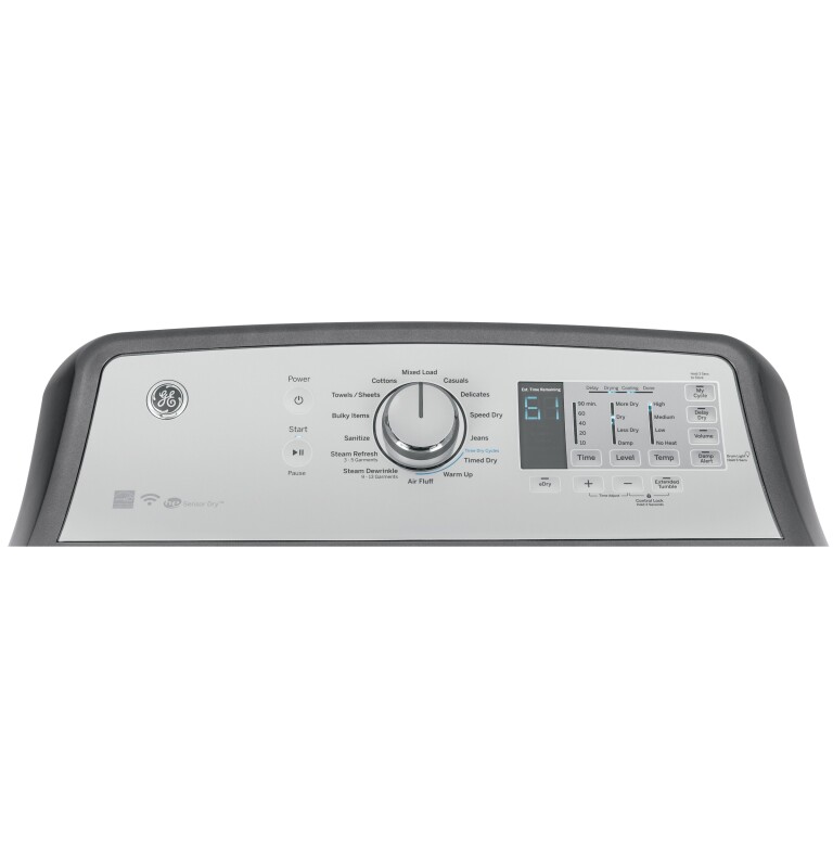 7.4 cu. ft. Capacity Smart aluminized alloy drum Electric Dryer with HE Sensor Dry GTD75ECPLDG