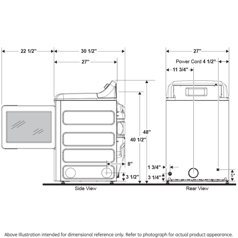 7.4 cu. ft. Capacity Smart aluminized alloy drum Electric Dryer with HE Sensor Dry GTD75ECPLDG