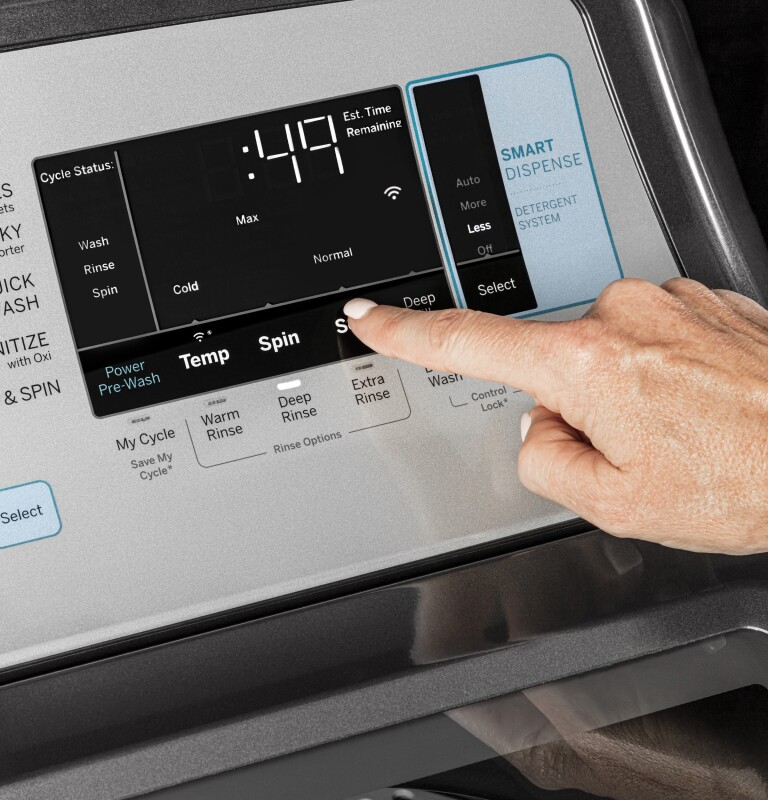 7.4 cu. ft. Capacity Smart aluminized alloy drum Gas Dryer with Sanitize Cycle and Sensor Dry GTD84GCPNDG