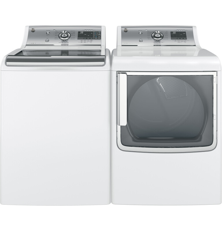 7.8 cu. ft. capacity electric dryer with stainless steel drum and steam GTD86ESSJWS