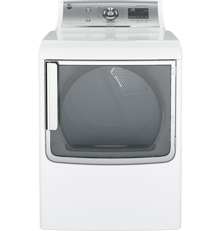 7.8 cu. ft. capacity gas dryer with stainless steel drum and steam GTD86GSSJWS