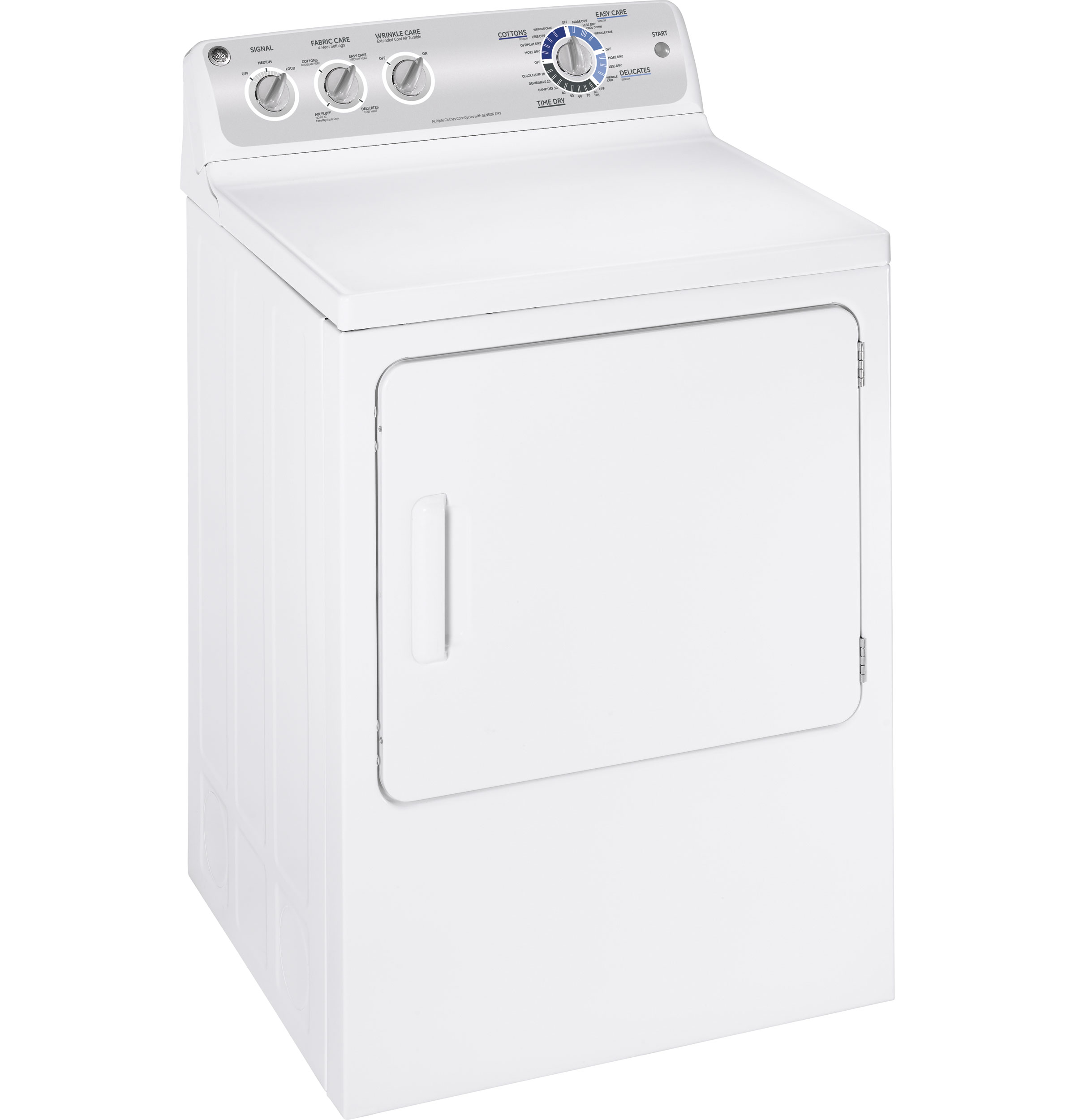 7.0 cu. ft. stainless steel capacity electric dryer with Sensor Dry GTDN500EMWS