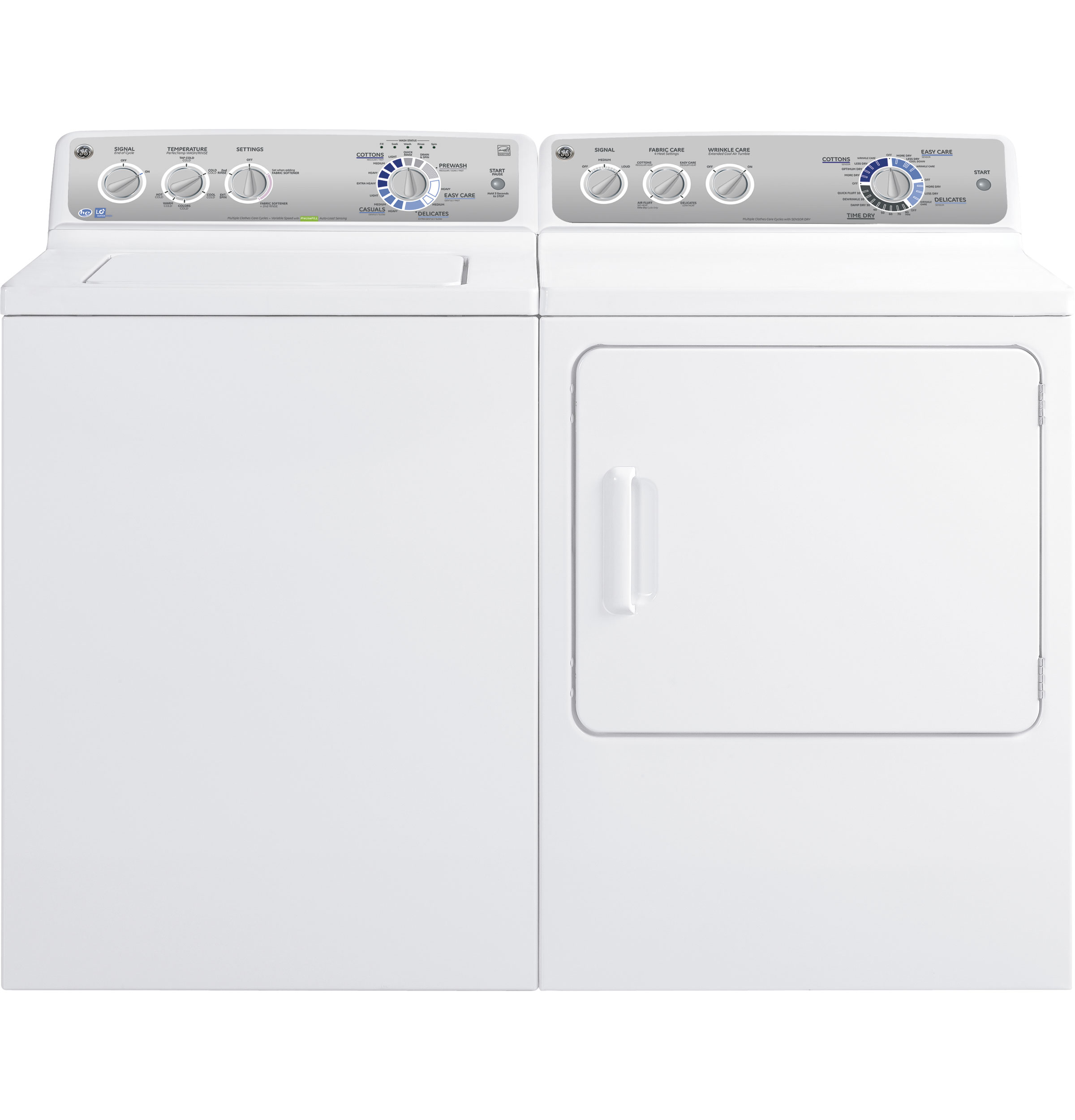 7.0 cu. ft. stainless steel capacity electric dryer with Sensor Dry GTDN500EMWS