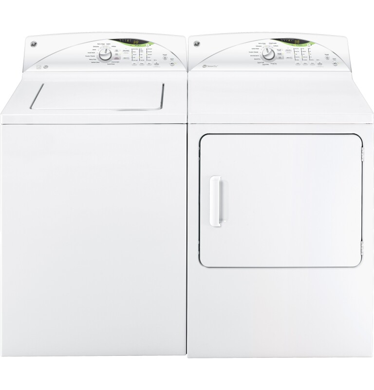 7.0 cu. ft. stainless steel capacity electric dryer with HE SensorDry GTDN550EDWW