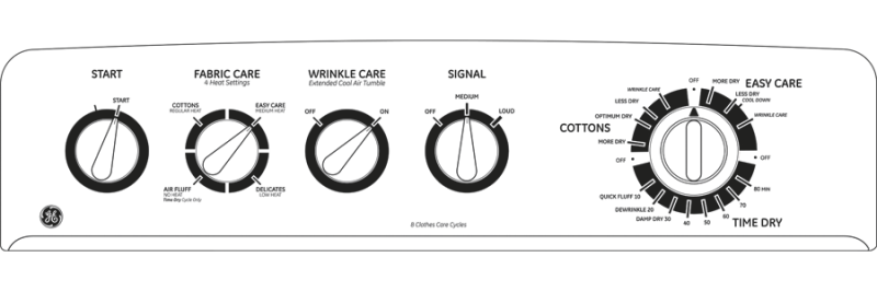 7.0 cu. ft. capacity DuraDrum gas dryer GTDP250GMWW