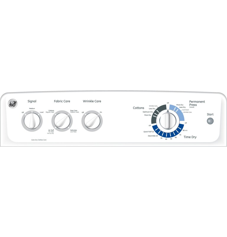 7.0 cu. ft. capacity Dura Drum electric dryer GTDP280EDWW