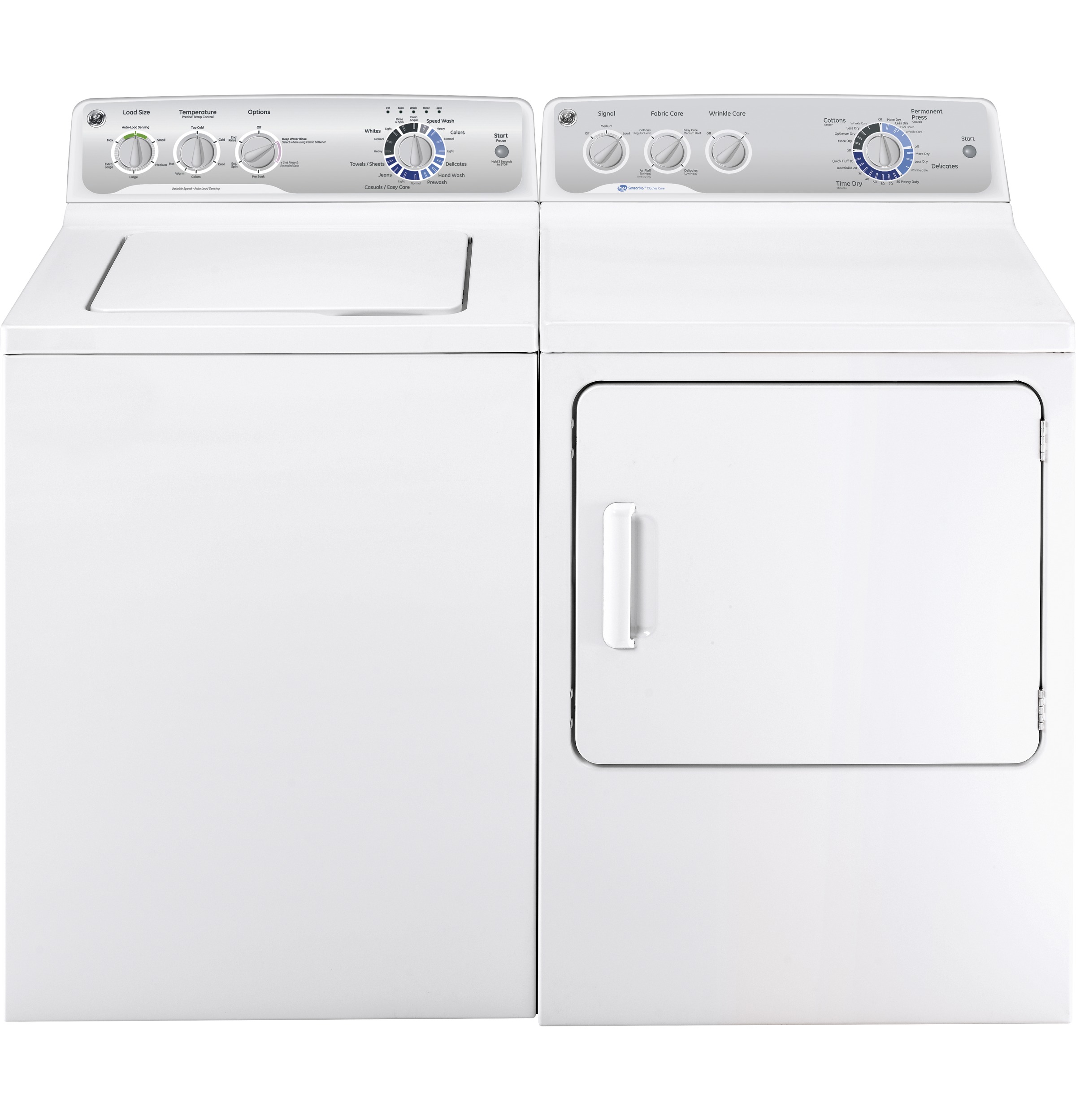 7.0 cu. ft. capacity Dura Drum electric dryer with HE SensorDry GTDP490EDWS