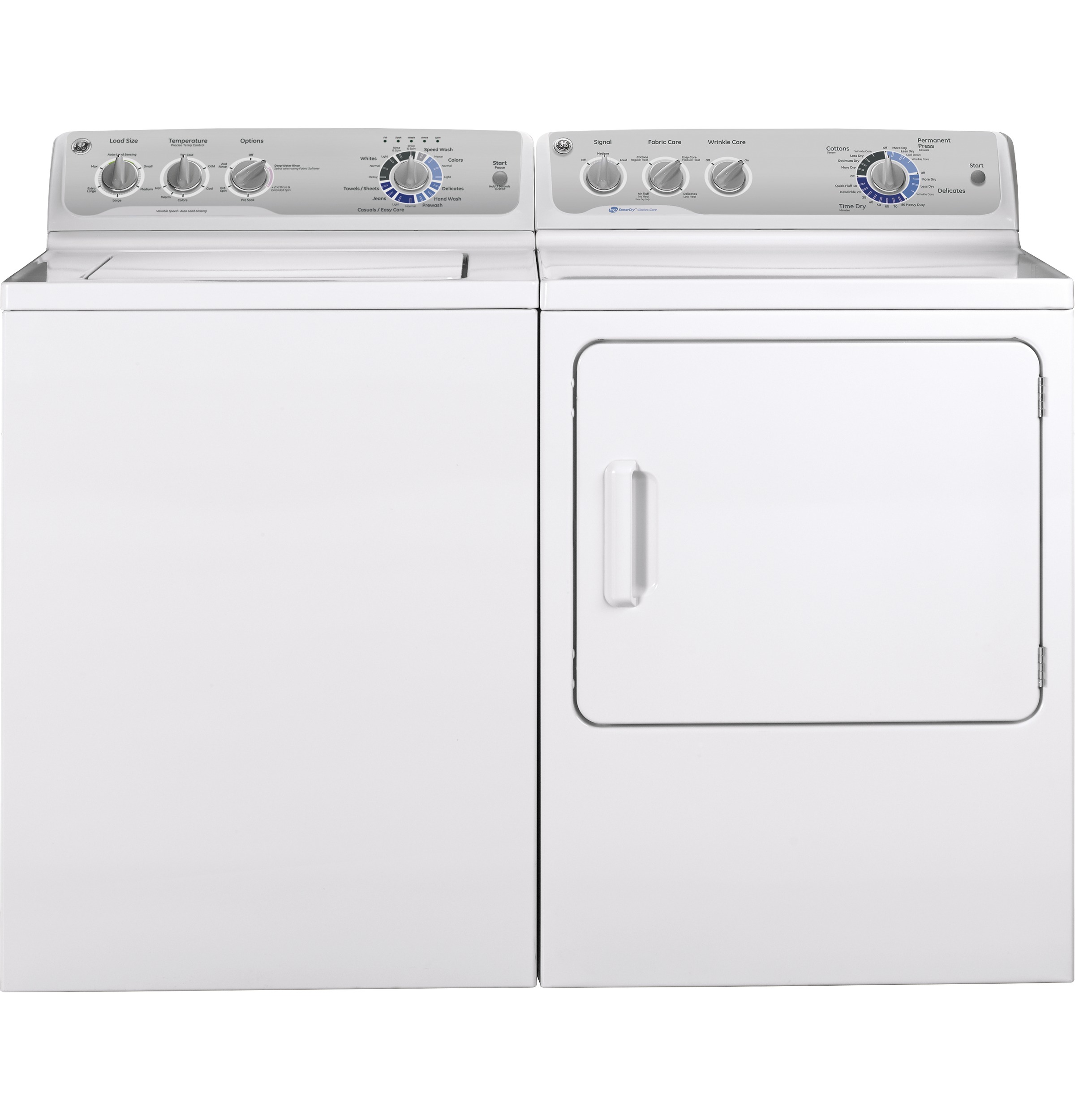 7.0 cu. ft. capacity Dura Drum electric dryer with HE SensorDry GTDP490EDWS