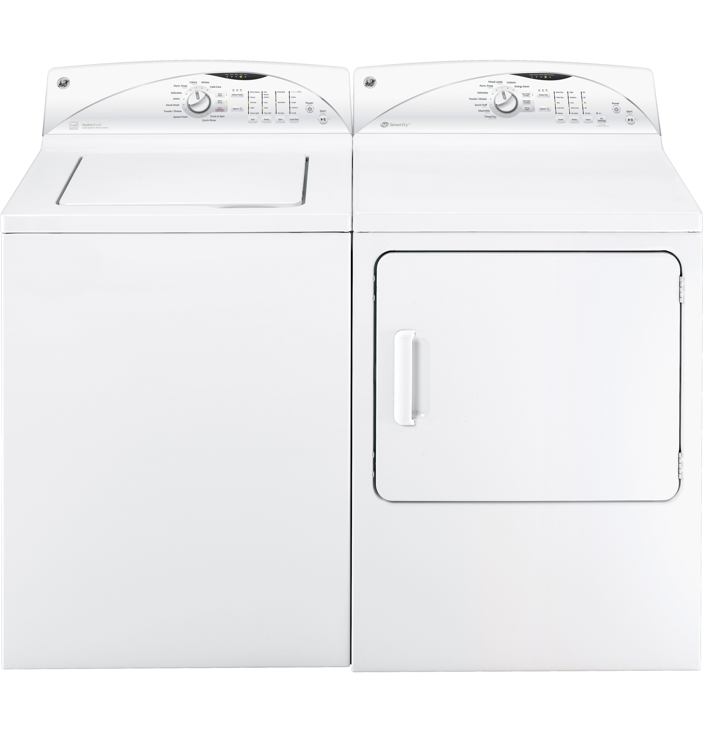 7.0 cu. ft. capacity Dura Drum electric dryer with HE SensorDry GTDP520EDWW