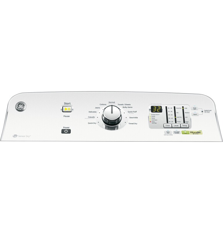 7.8 cu. ft. capacity electric dryer GTDP740EDWW