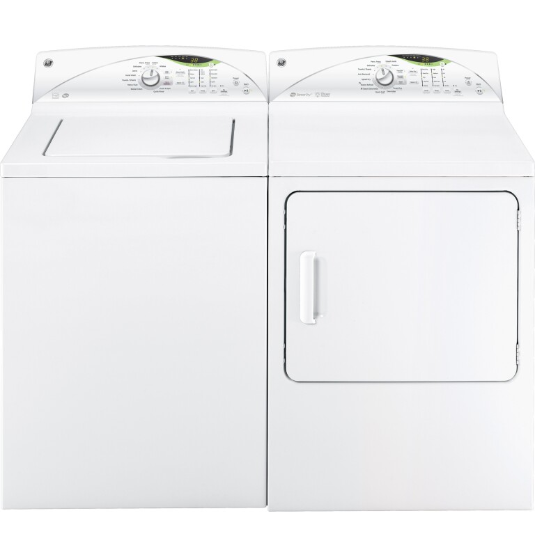 7.0 cu. ft. stainless steel capacity electric dryer with Steam and HE SensorDry GTDS570EDWW