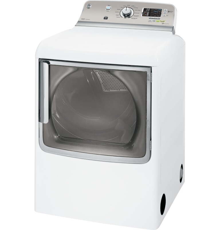 7.8 cu. ft. capacity electric dryer with stainless steel drum and steam GTDS820EDWS