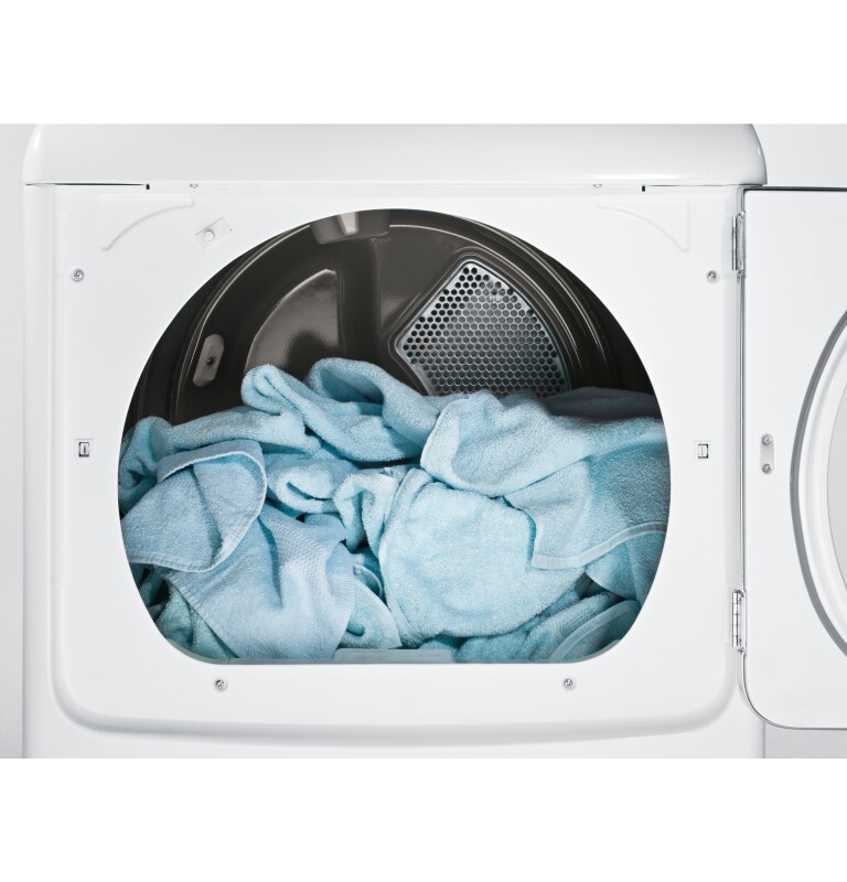 7.8 cu. ft. capacity electric dryer with stainless steel drum and steam GTDS820EDWS