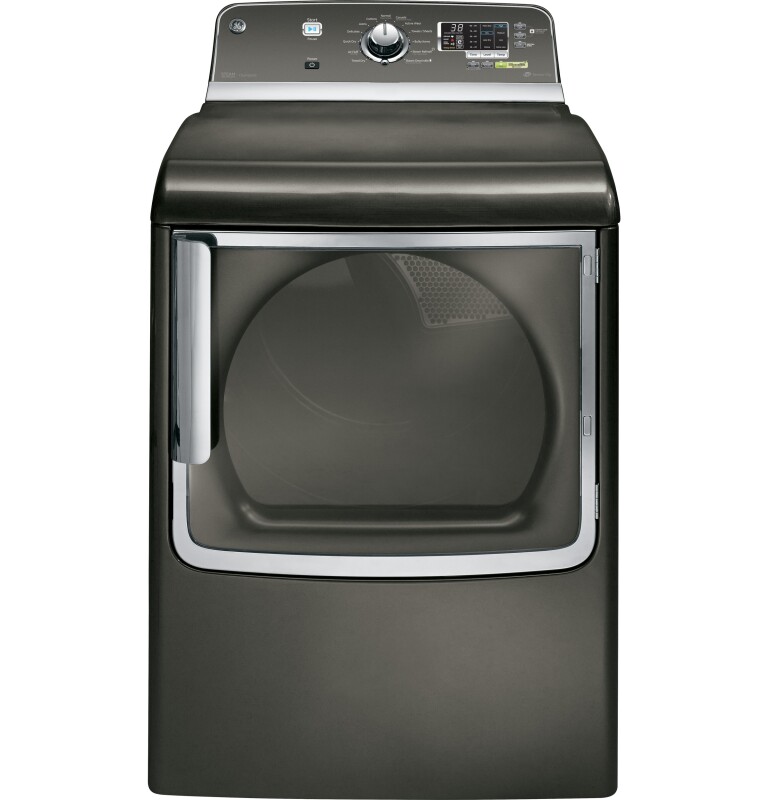 GE 7.8 cu. ft. capacity gas dryer with stainless steel drum and steam Metallic GTDS825GDMC Picture 1