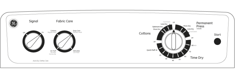 6.0 cu. ft. capacity Dura Drum gas dryer GTDX180GDWW