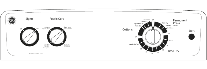 6.0 cu. ft. capacity Dura Drum gas dryer GTDX185GDCC