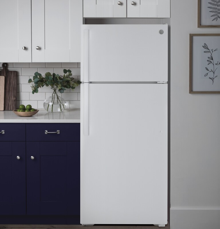15.6 Cu. Ft. Top-Freezer Refrigerator GTE16DTNRWW