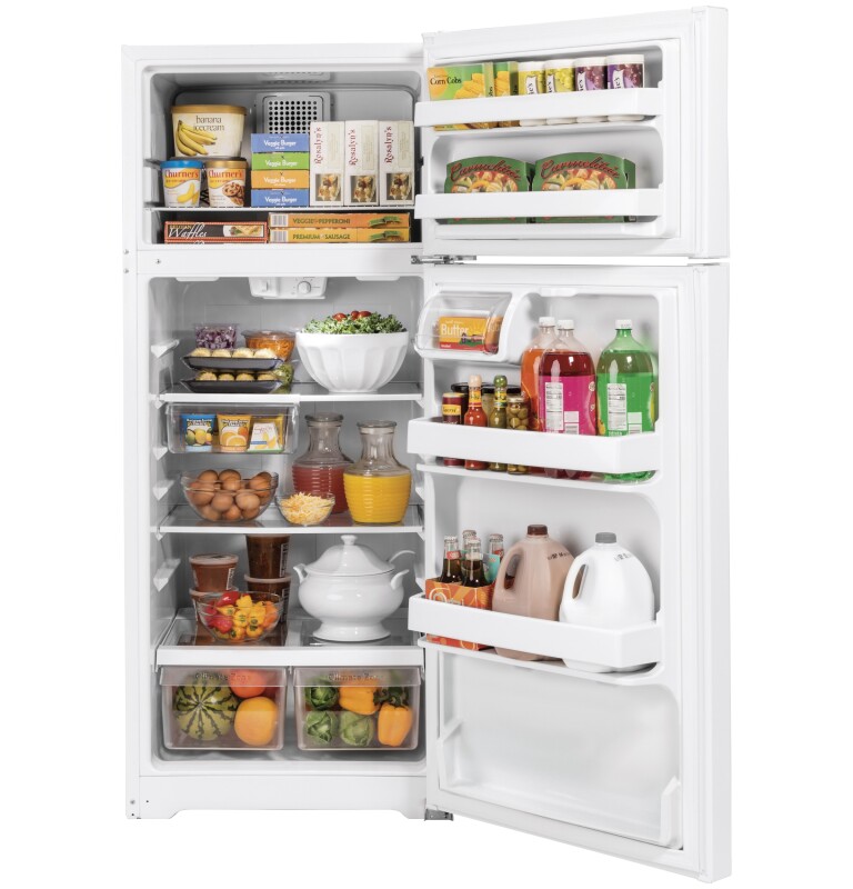 16.6 Cu. Ft. Top-Freezer Refrigerator GTE17GTNRWW
