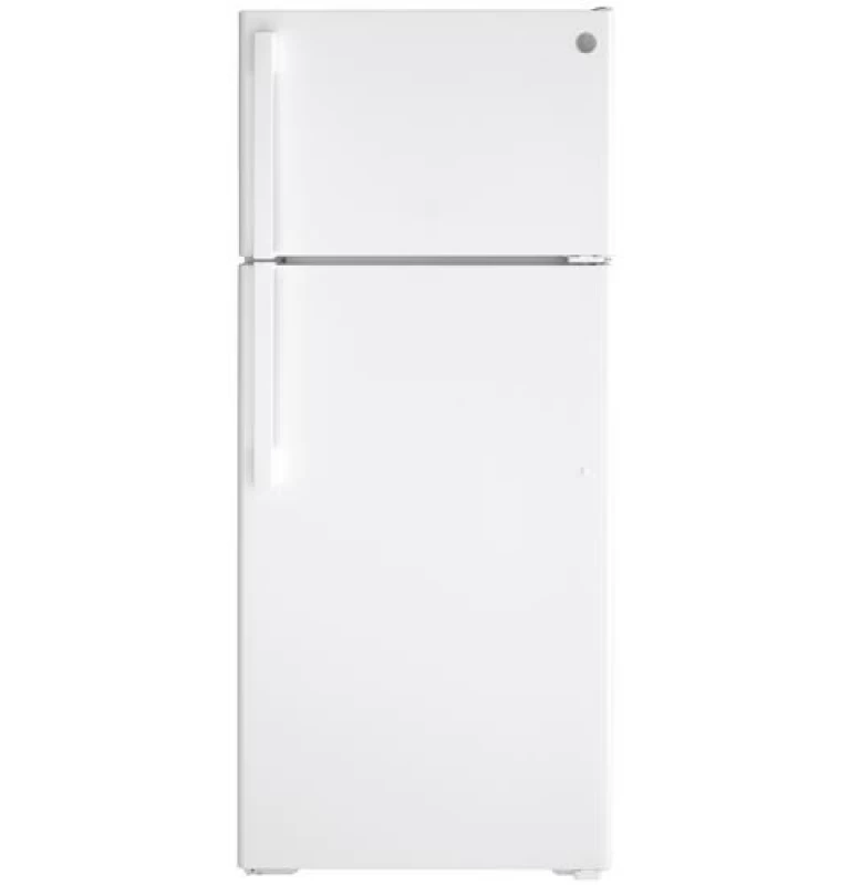 GE 17.5 Cu. Ft. Top-Freezer Refrigerator White GTE18DTNRWW Picture 1