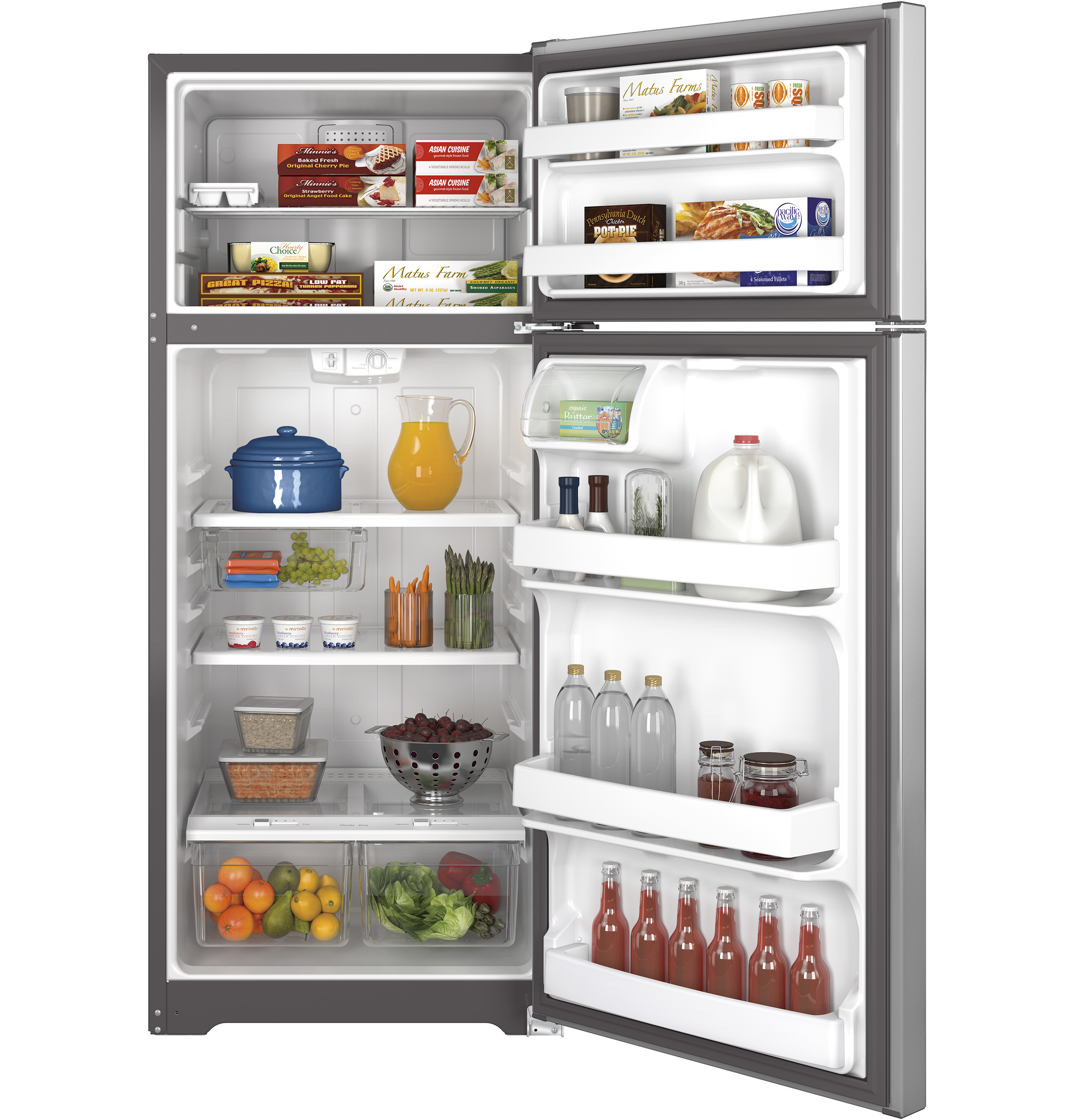 17.5 Cu. Ft. Top-Freezer Refrigerator GTE18GSHSS