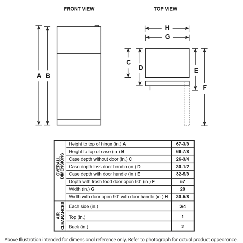 17.5 Cu. Ft. Top-Freezer Refrigerator GTE18GTNRBB
