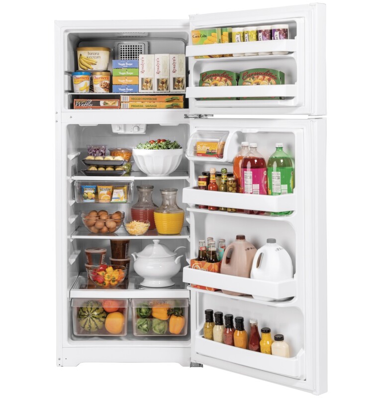 17.5 Cu. Ft. Top-Freezer Refrigerator GTE18GTNRWW